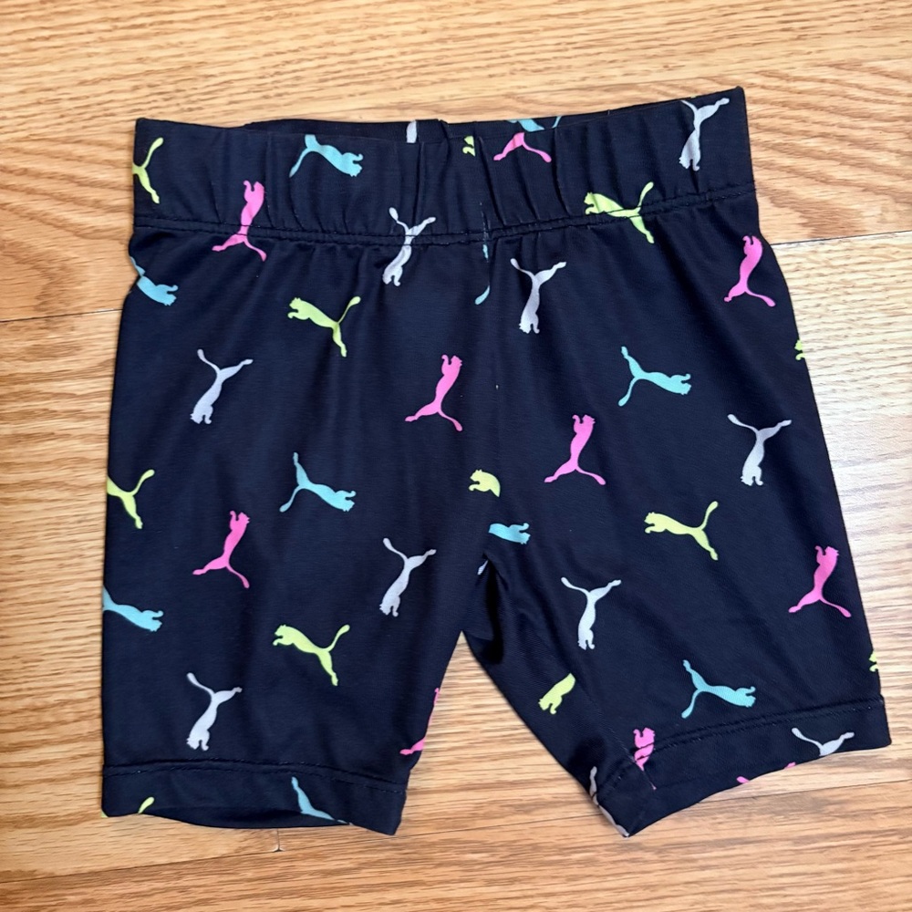 Puma Kids' Shorts with Colorful Logo Accents Size 2 T